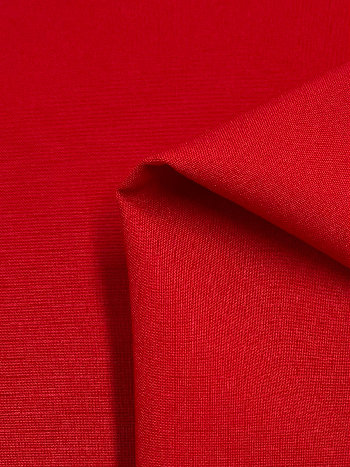 Panama Suiting - Red - 150cm - Super Cheap Fabrics