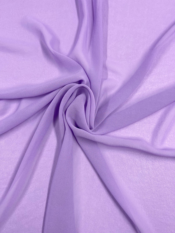 Hi-Multi Chiffon - Lavender - 150cm - Super Cheap Fabrics