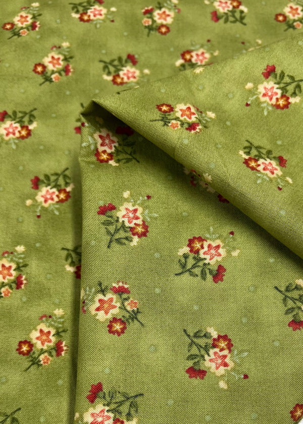 Craft & Quilt - Green & Flower - 112cm