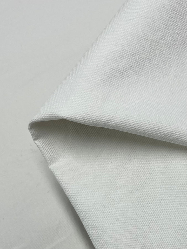 Canvas - White - 118cm - Super Cheap Fabrics